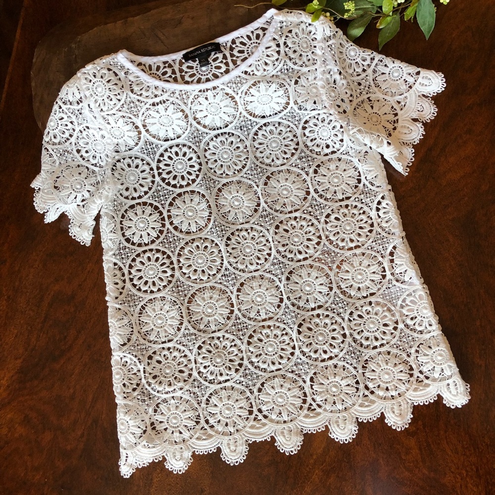 Banana Republic Crochet Top
